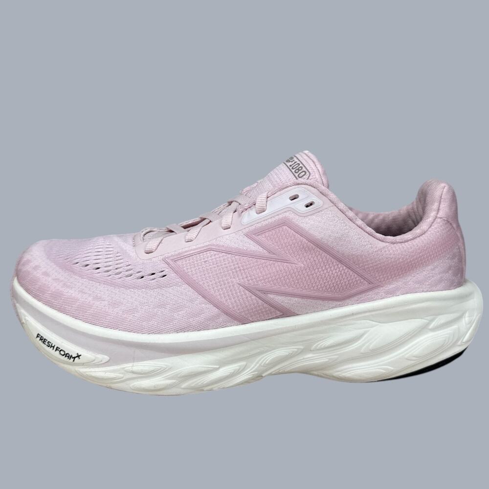New Balance 1080v14 Pink Womens 9.5 Fresh Foam X Running Shoes Rose Sugar Cream